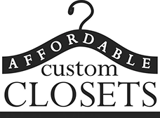Black and white closet company logo
